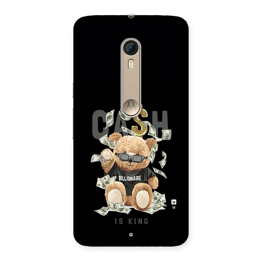 Billionaire Teddy Back Case for Moto X Style