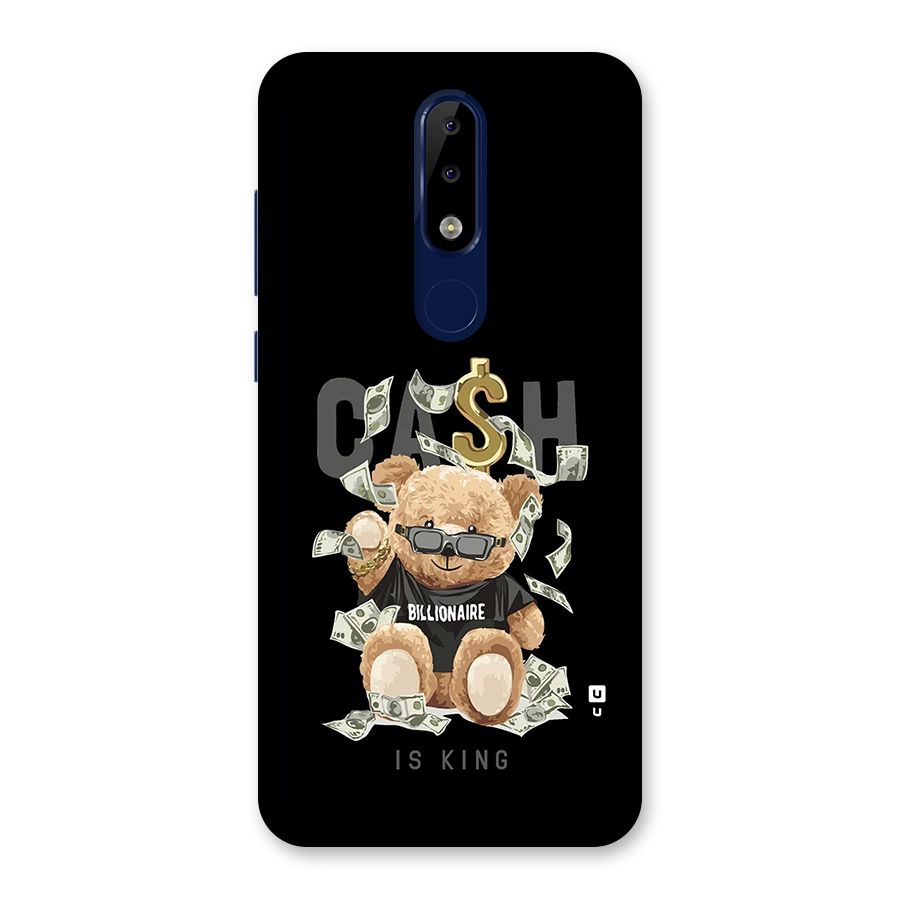 Billionaire Teddy Back Case for Nokia 5.1 Plus