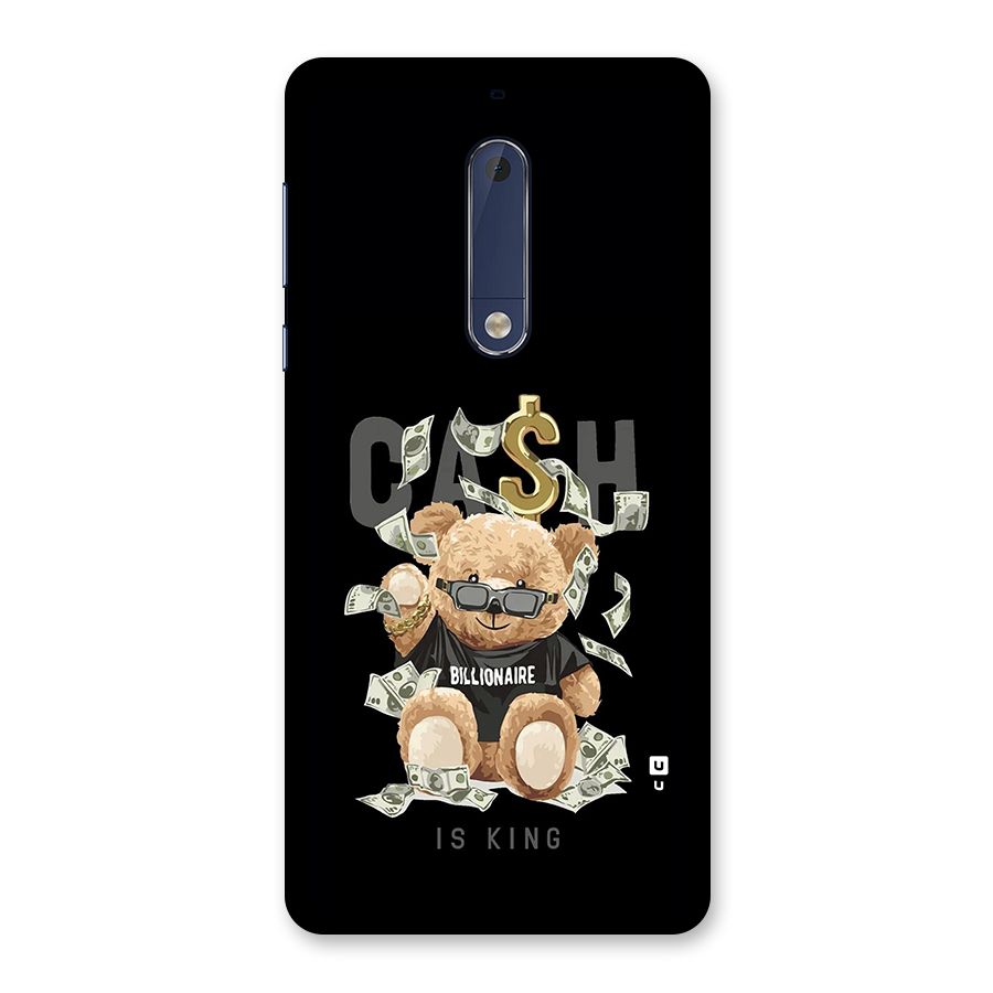 Billionaire Teddy Back Case for Nokia 5