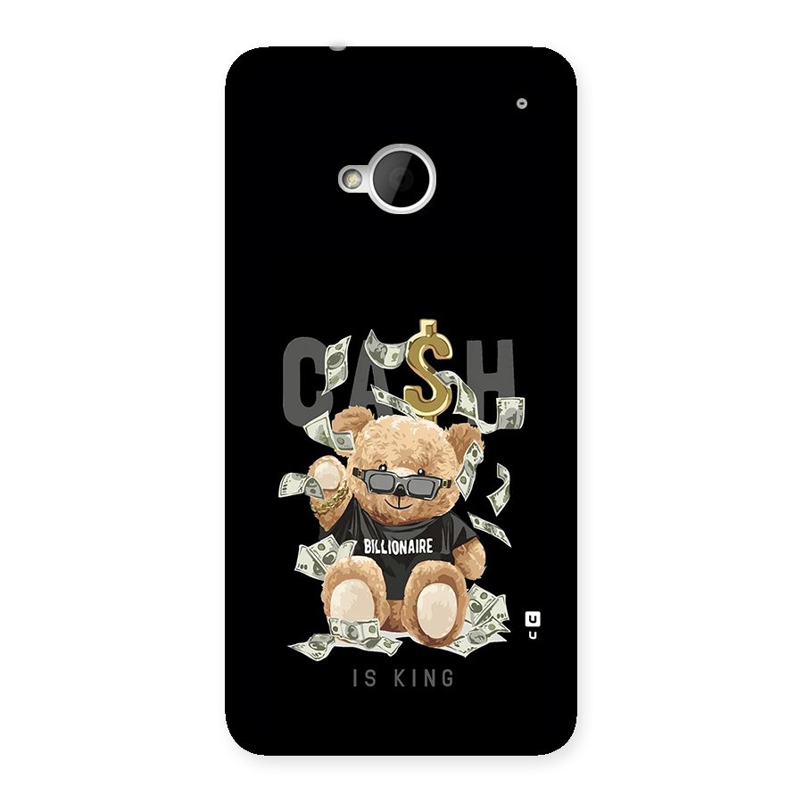 Billionaire Teddy Back Case for One M7 (Single Sim)