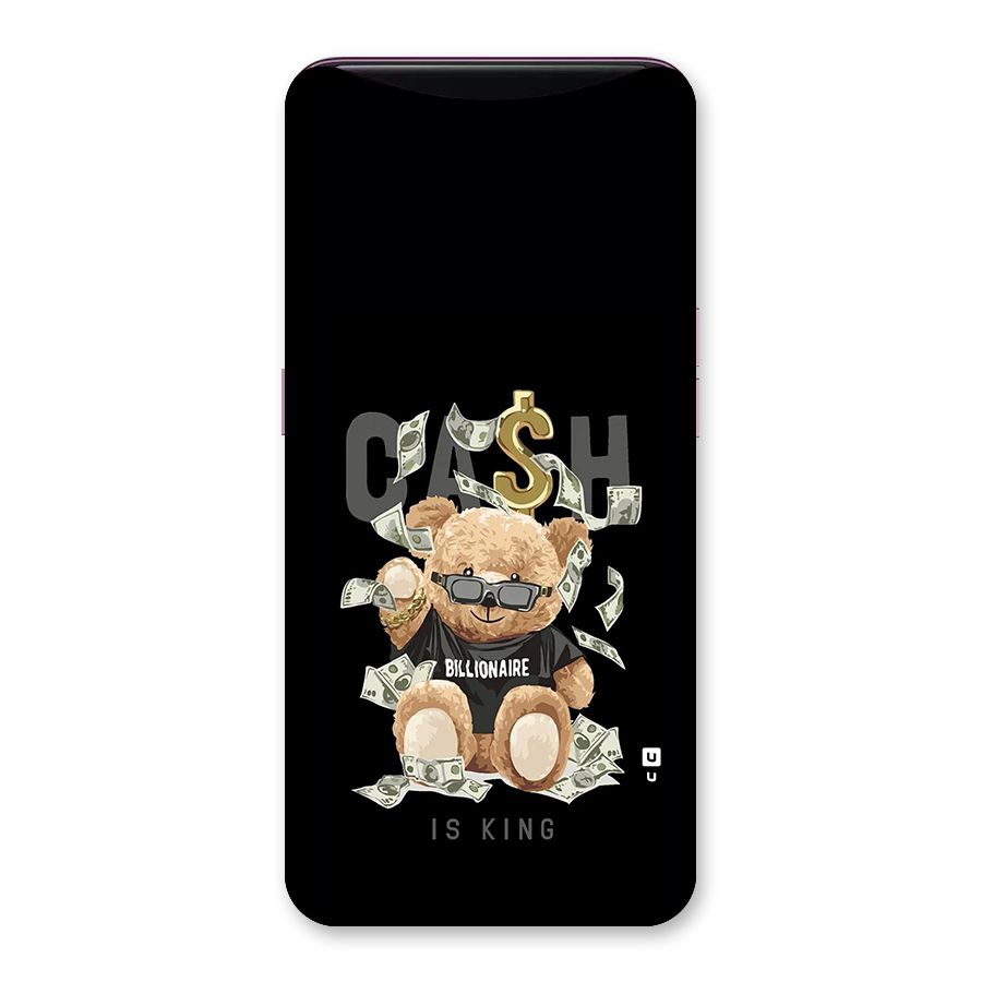 Billionaire Teddy Back Case for Oppo Find X