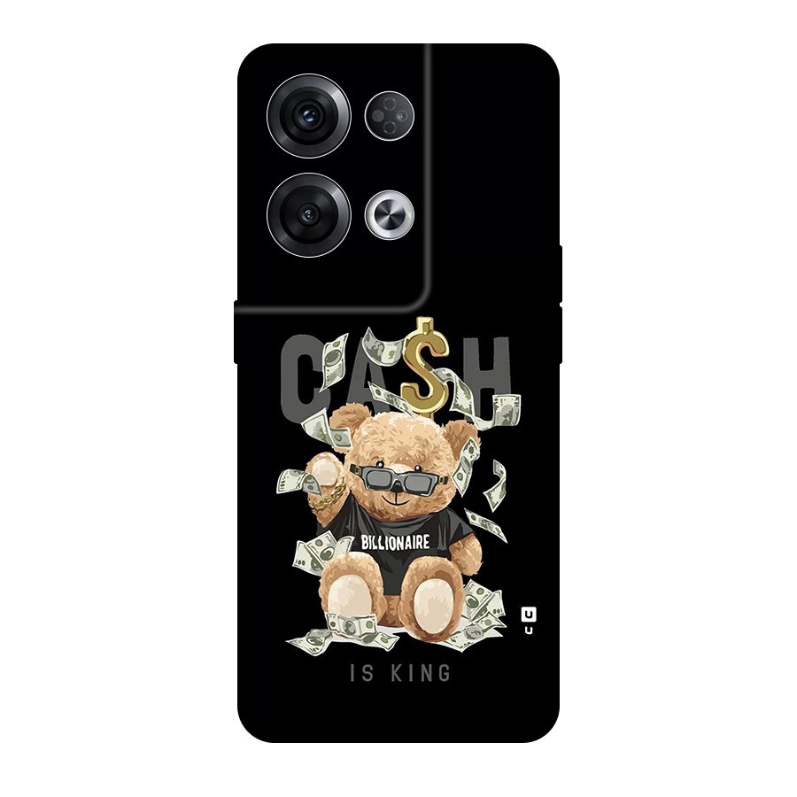 Billionaire Teddy Back Case for Oppo Reno8 Pro 5G