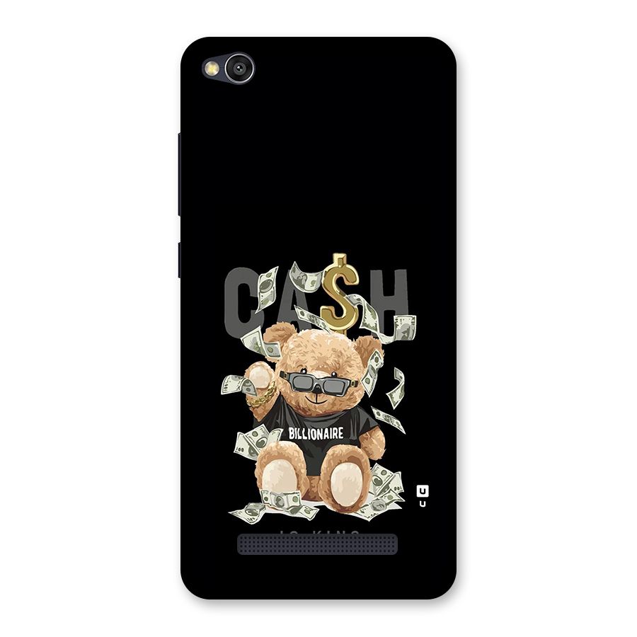 Billionaire Teddy Back Case for Redmi 4A