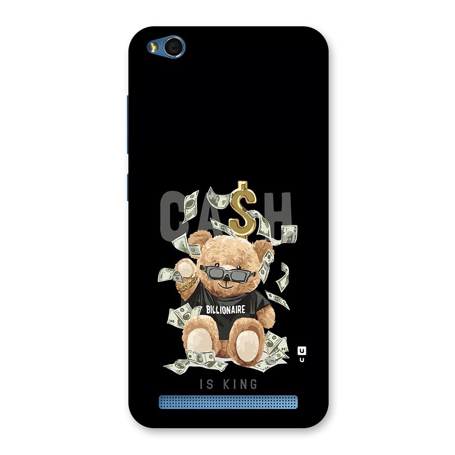 Billionaire Teddy Back Case for Redmi 5A