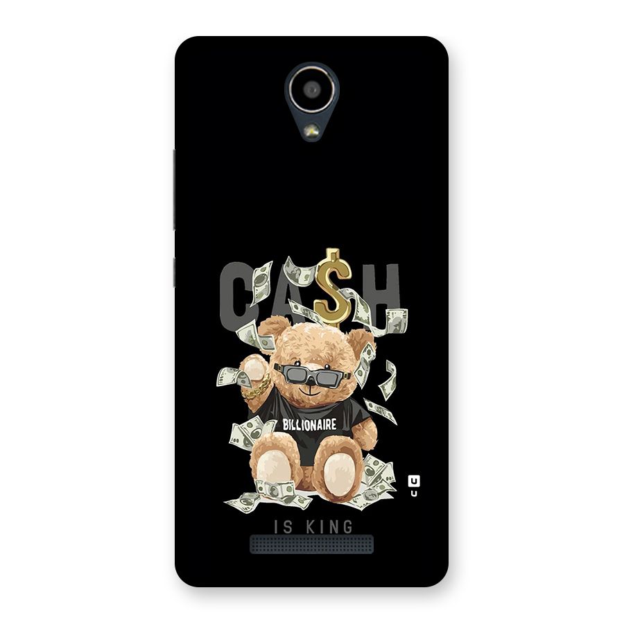 Billionaire Teddy Back Case for Redmi Note 2