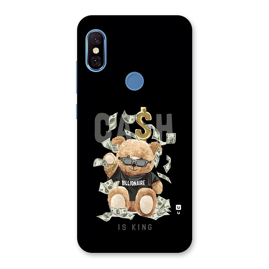 Billionaire Teddy Back Case for Redmi Note 6 Pro