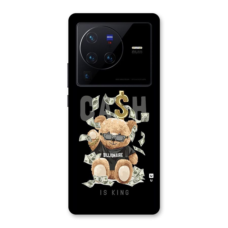 Billionaire Teddy Back Case for Vivo X80 Pro