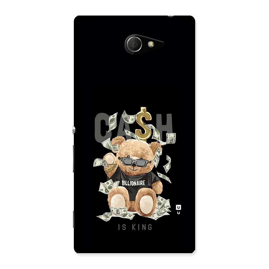 Billionaire Teddy Back Case for Xperia M2