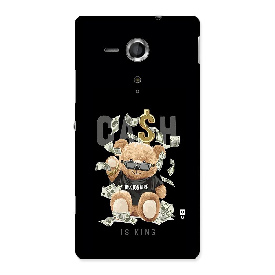 Billionaire Teddy Back Case for Xperia Sp