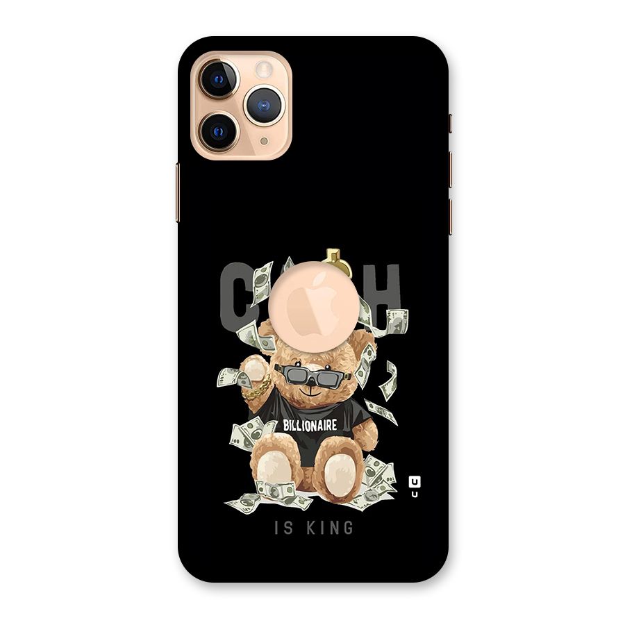 Billionaire Teddy Back Case for iPhone 11 Pro Max Logo Cut