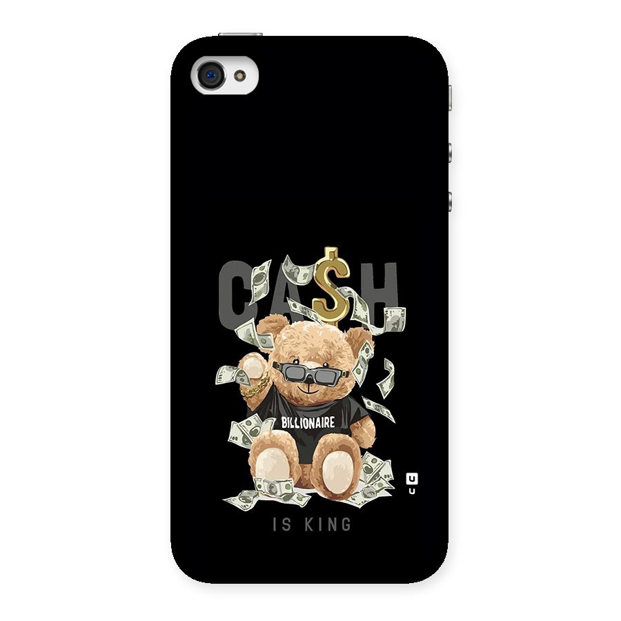 Billionaire Teddy Back Case for iPhone 4 4s