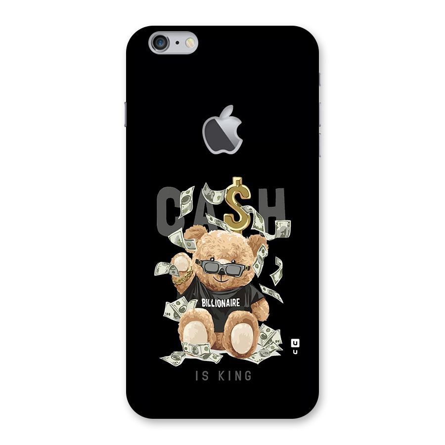 Billionaire Teddy Back Case for iPhone 6 Plus 6S Plus Logo Cut