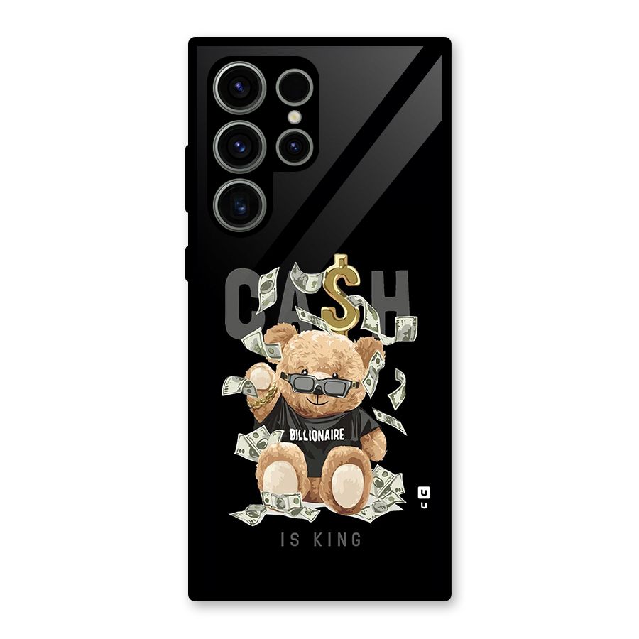 Billionaire Teddy Glass Back Case for Galaxy S23 Ultra
