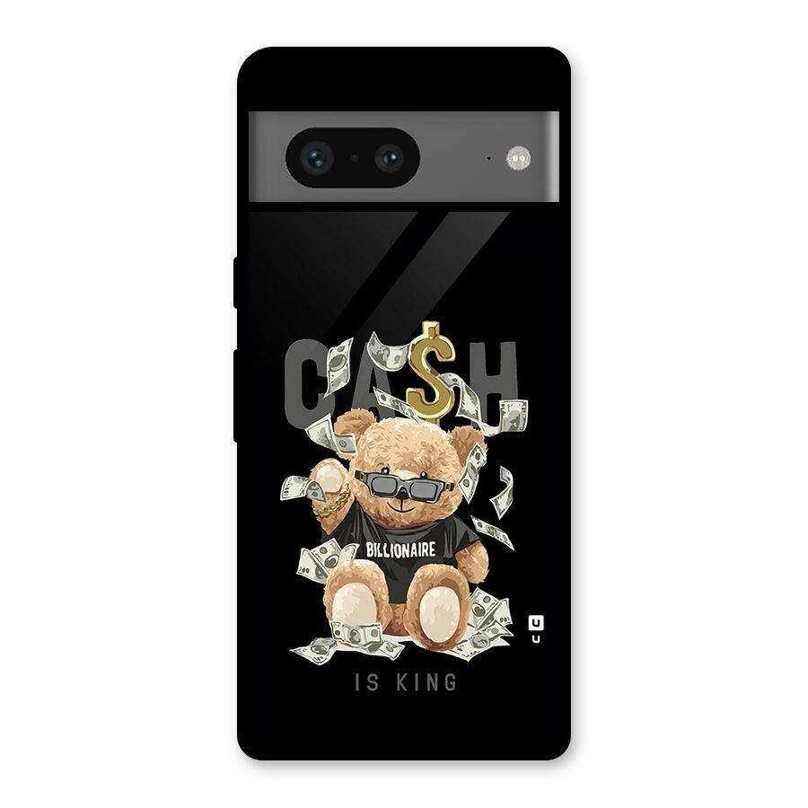 Billionaire Teddy Glass Back Case for Google Pixel 7