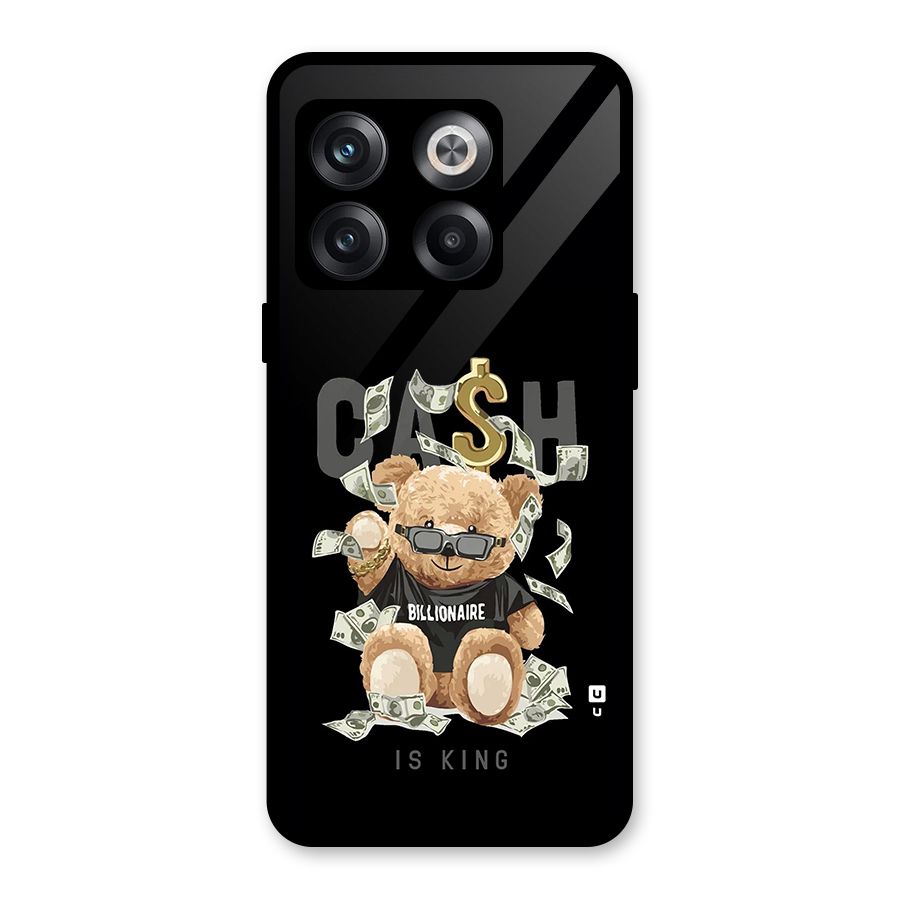 Billionaire Teddy Glass Back Case for OnePlus 10T