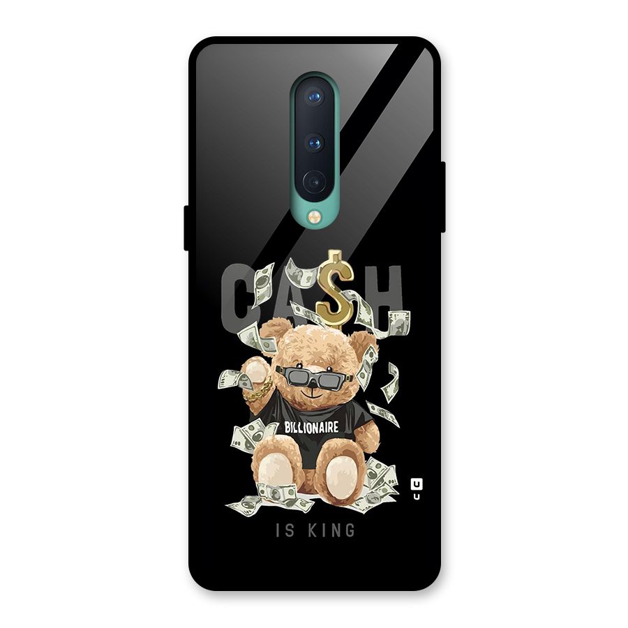 Billionaire Teddy Glass Back Case for OnePlus 8