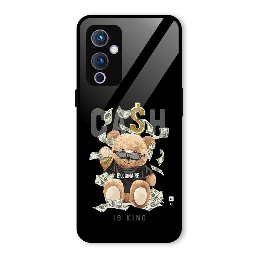 Billionaire Teddy Glass Back Case for OnePlus 9