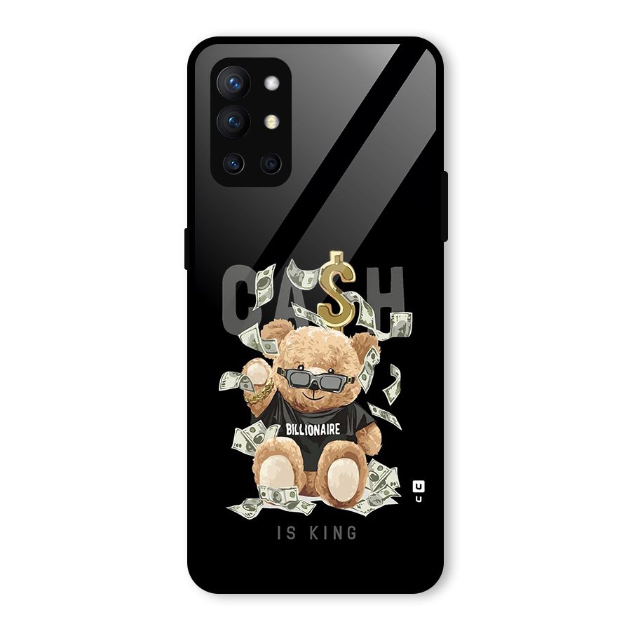 Billionaire Teddy Glass Back Case for OnePlus 9R