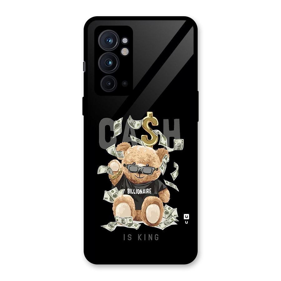 Billionaire Teddy Glass Back Case for OnePlus 9RT 5G