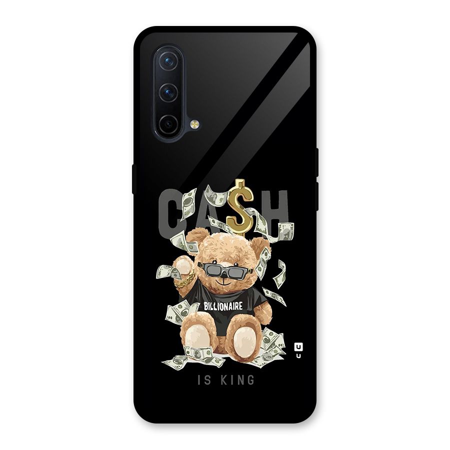 Billionaire Teddy Glass Back Case for OnePlus Nord CE 5G