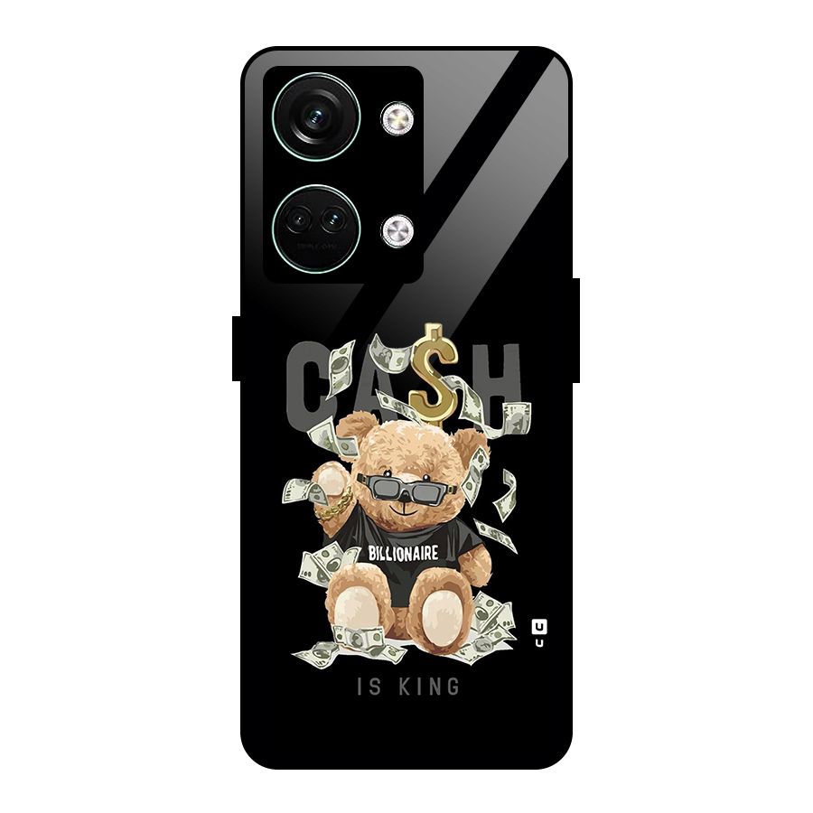 Billionaire Teddy Glass Back Case for Oneplus Nord 3
