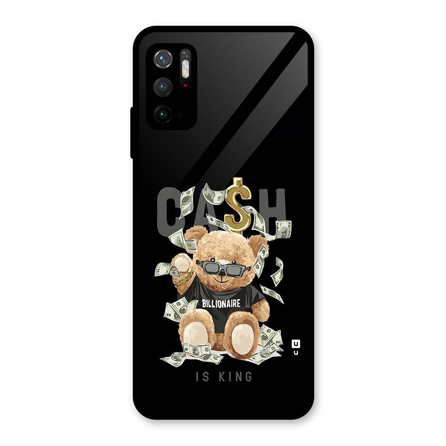 Billionaire Teddy Glass Back Case for Poco M3 Pro 5G