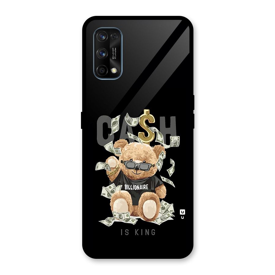 Billionaire Teddy Glass Back Case for Realme 7 Pro