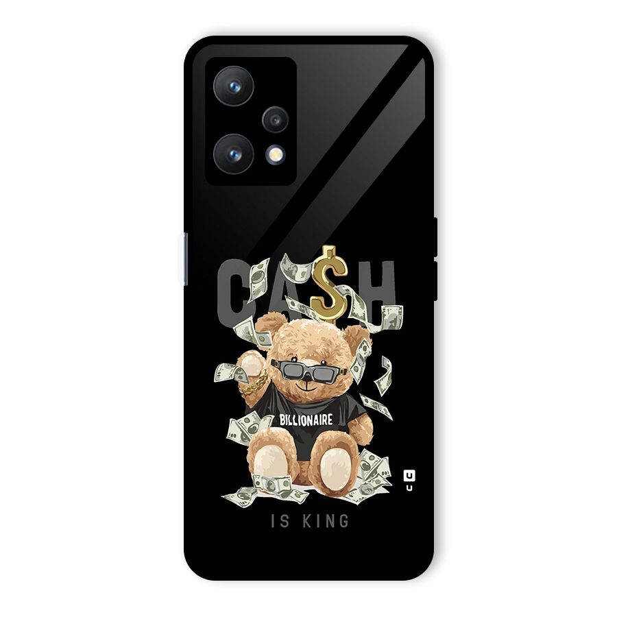 Billionaire Teddy Glass Back Case for Realme 9 Pro 5G
