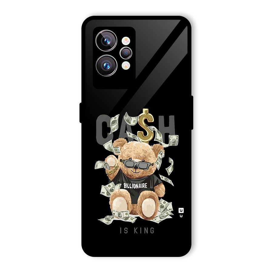 Billionaire Teddy Glass Back Case for Realme GT2 Pro