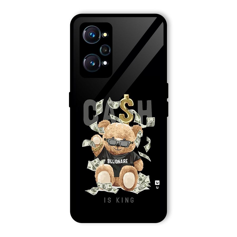 Billionaire Teddy Glass Back Case for Realme GT 2
