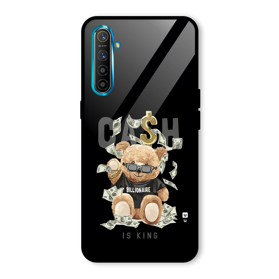 Billionaire Teddy Glass Back Case for Realme XT