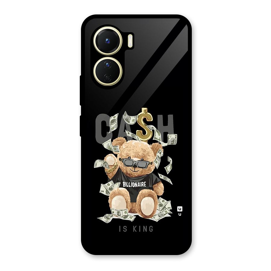 Billionaire Teddy Glass Back Case for Vivo Y16