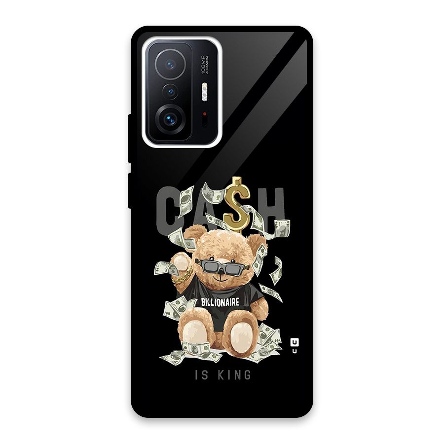 Billionaire Teddy Glass Back Case for Xiaomi 11T Pro