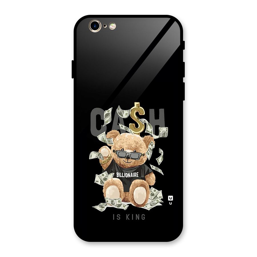 Billionaire Teddy Glass Back Case for iPhone 6 6S