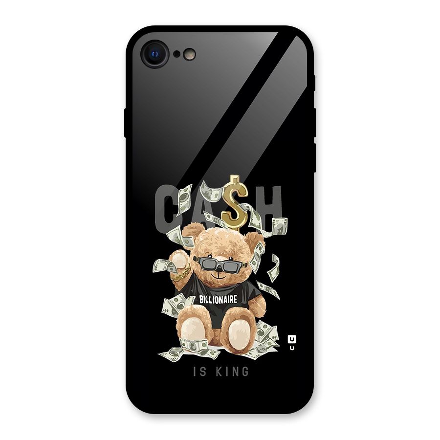 Billionaire Teddy Glass Back Case for iPhone 7