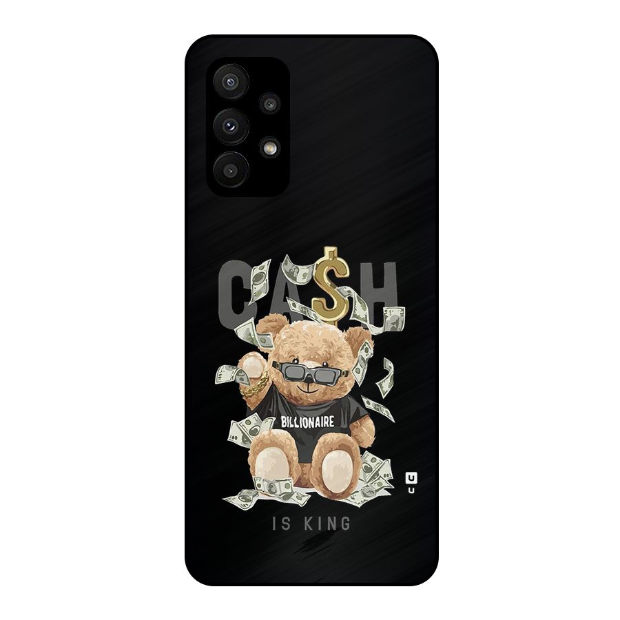 Billionaire Teddy Metal Back Case for Galaxy A23
