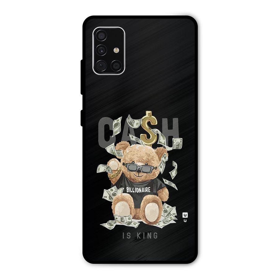 Billionaire Teddy Metal Back Case for Galaxy A51