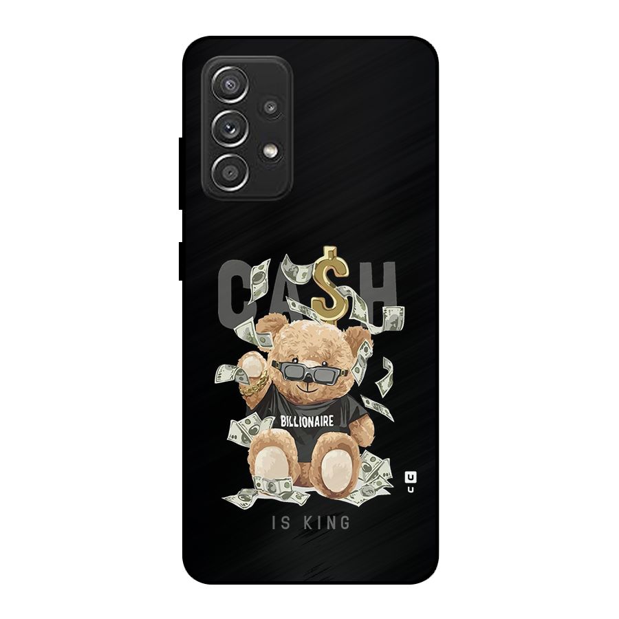 Billionaire Teddy Metal Back Case for Galaxy A52s 5G