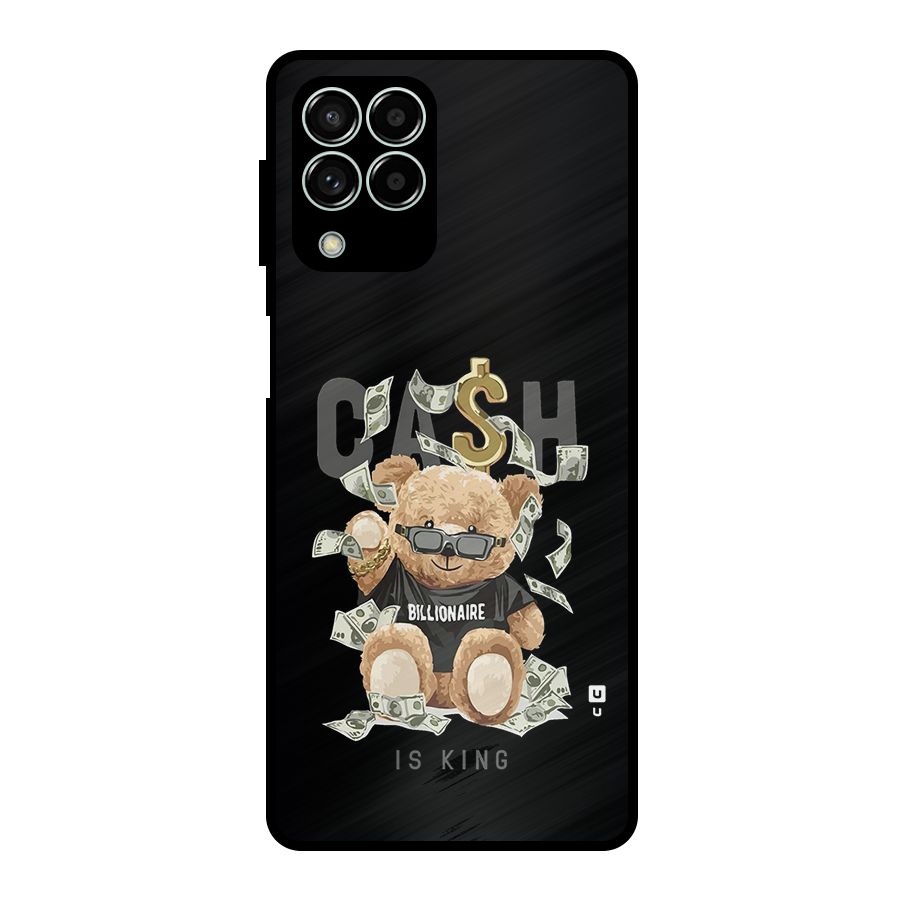Billionaire Teddy Metal Back Case for Galaxy M33