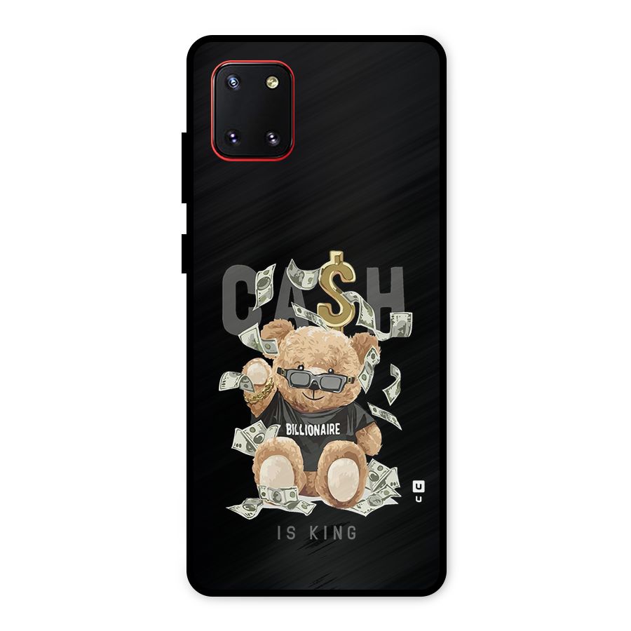 Billionaire Teddy Metal Back Case for Galaxy Note 10 Lite