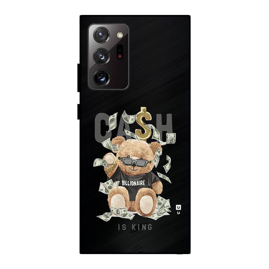 Billionaire Teddy Metal Back Case for Galaxy Note 20 Ultra 5G