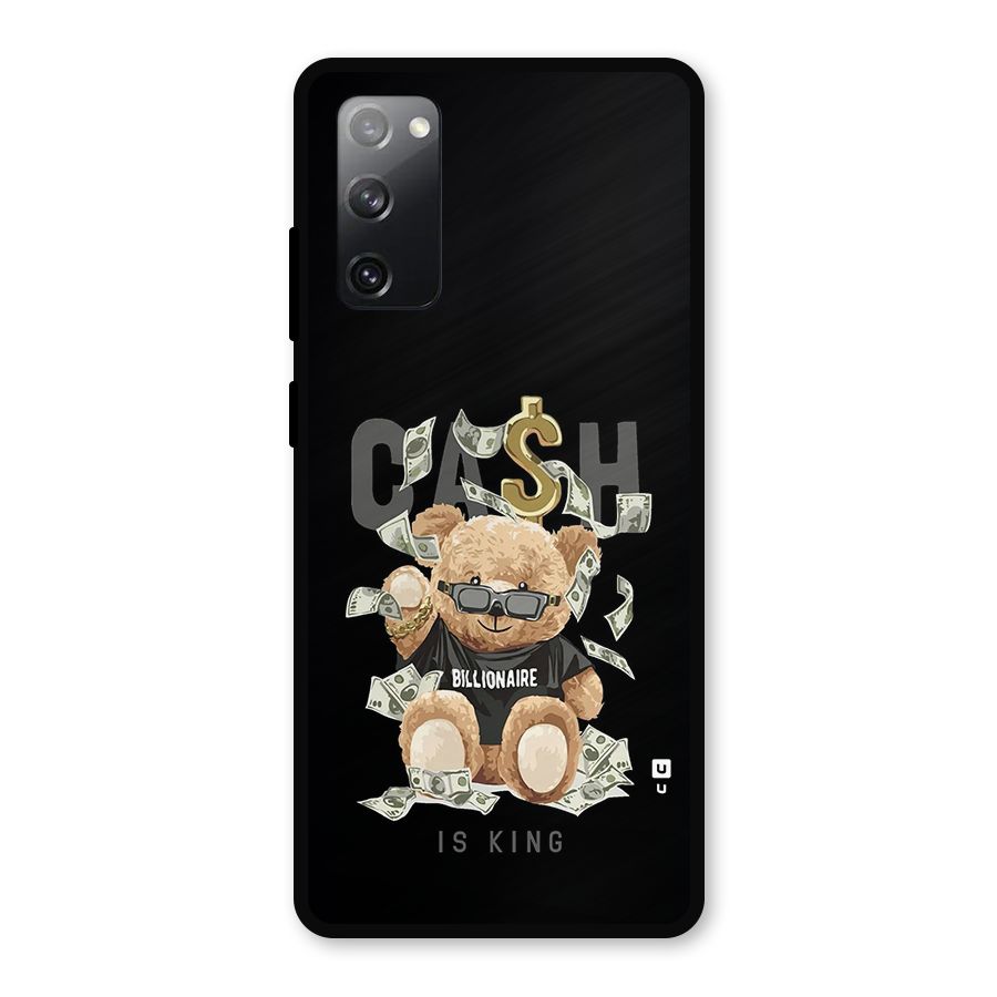 Billionaire Teddy Metal Back Case for Galaxy S20 FE 5G