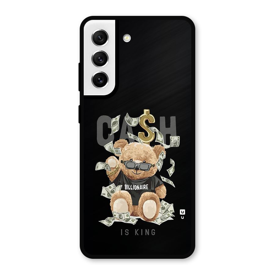 Billionaire Teddy Metal Back Case for Galaxy S21 FE 5G