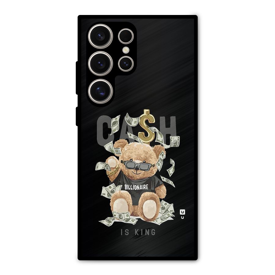 Billionaire Teddy Metal Back Case for Galaxy S24 Ultra