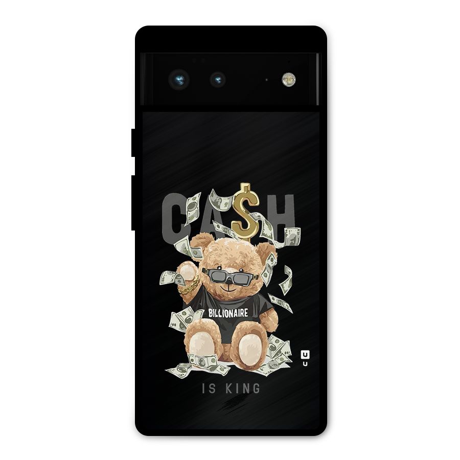 Billionaire Teddy Metal Back Case for Google Pixel 6