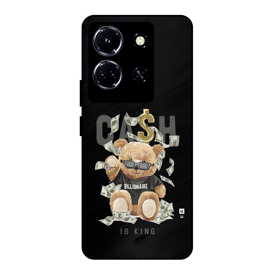 Billionaire Teddy Metal Back Case for Infinix Note 30 5G