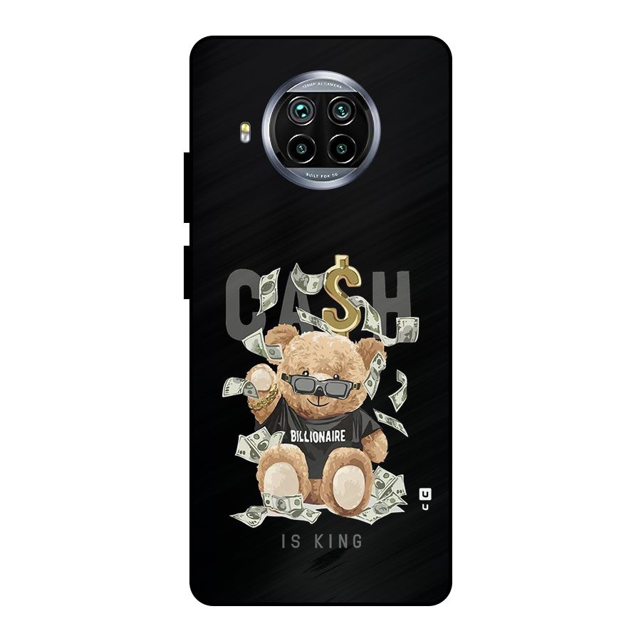 Billionaire Teddy Metal Back Case for Mi 10i