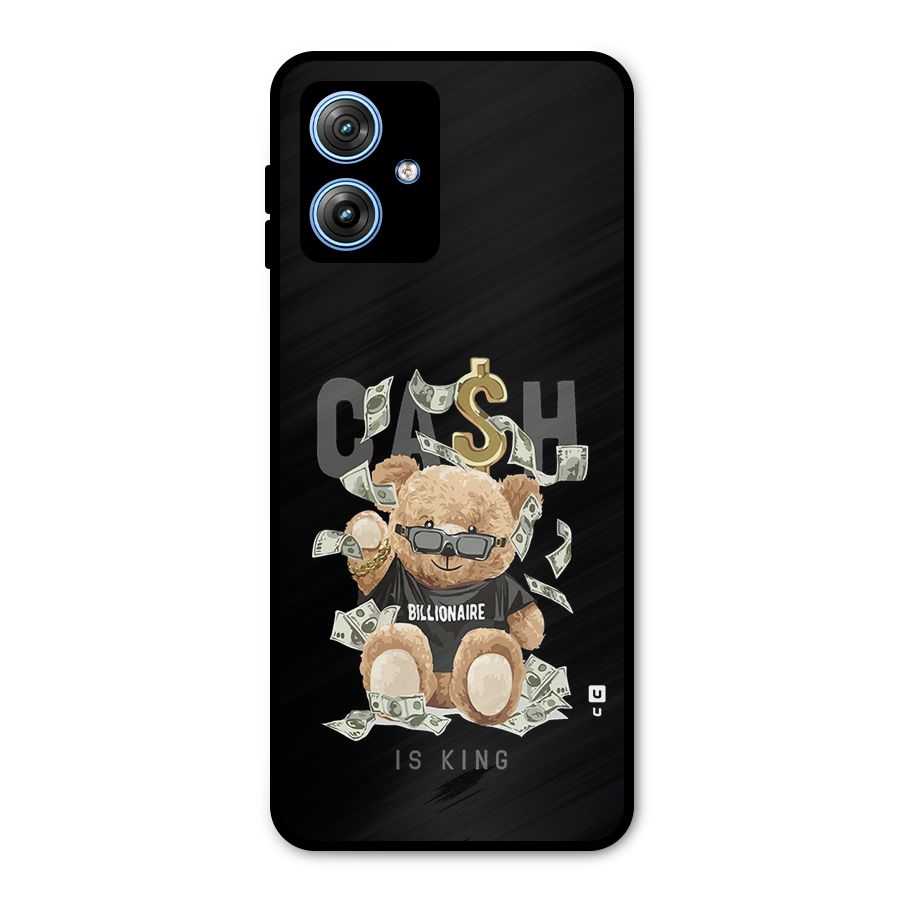 Billionaire Teddy Metal Back Case for Moto G54