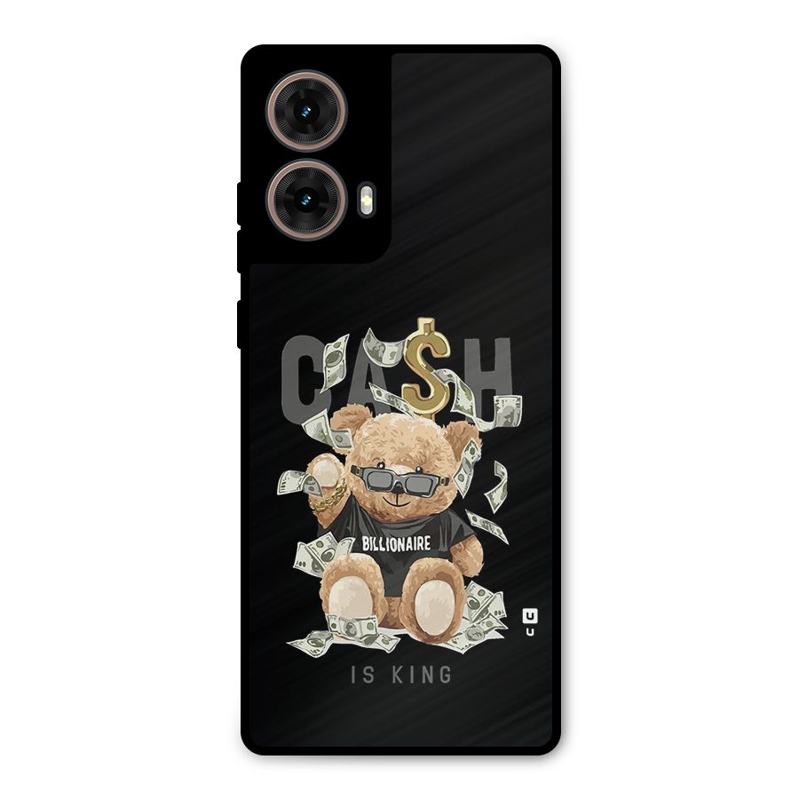 Billionaire Teddy Metal Back Case for Moto G85