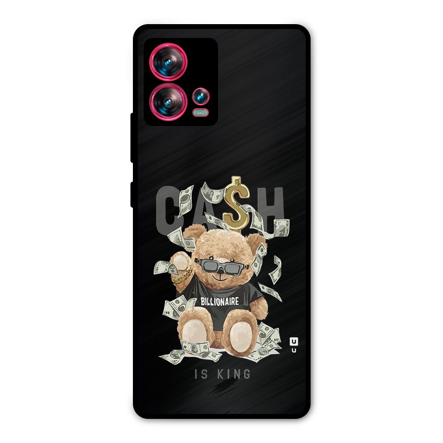 Billionaire Teddy Metal Back Case for Motorola Edge 30 Fusion